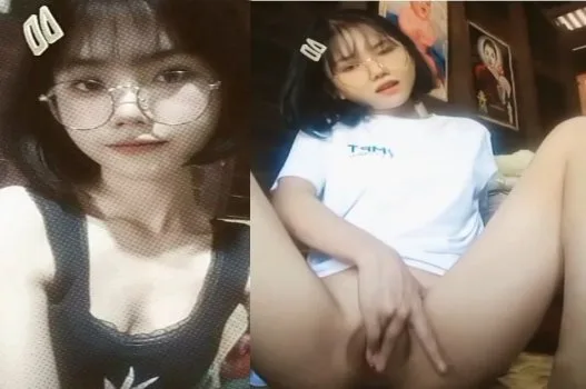 Cô gái tóc ngắn học sinh quyến rũ đáng yêu