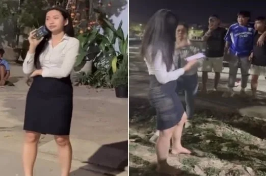 Phim nóng đánh ghen chàng trai ngân hàng VIB